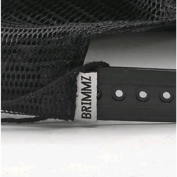 Brimmz Black White Stripes Snapback Cap Trucker Hat Mesh Teens‎ - Picture 5 of 11